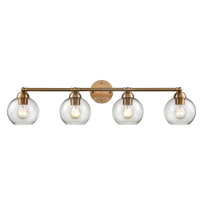 THOMAS CN280415 Astoria 35'' Wide 4-Light Vanity Light - Satin Gold