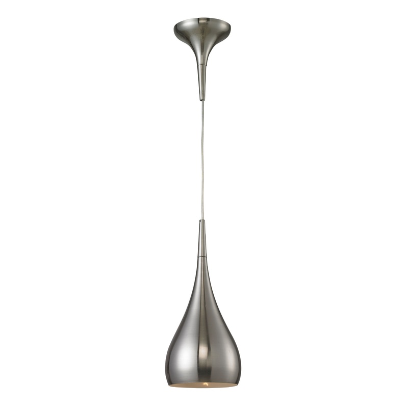 ELK SHOWROOM 31341/1SN Lindsey 6'' Wide 1-Light Pendant - Satin Nickel