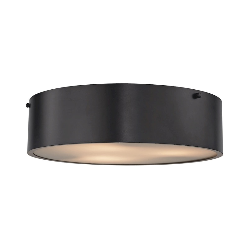 ELK SHOWROOM 45320/3 Clayton 16'' Wide 3-Light Flush Mount - Oil Rubbed Bronze