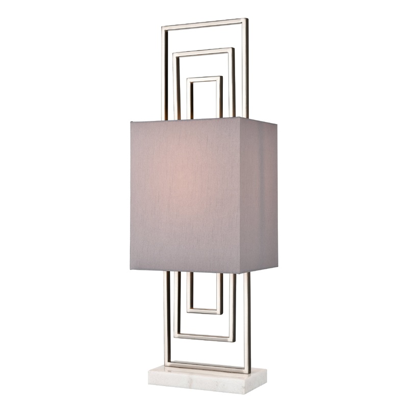 ELK SIGNATURE H0019-8556 Marstrand 30'' High 1-Light Table Lamp - Satin Nickel
