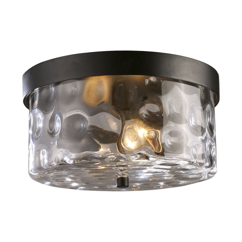 ELK SHOWROOM 42253/2 Grand Aisle 11'' Wide 2-Light Outdoor Flush Mount - Hazelnut Bronze