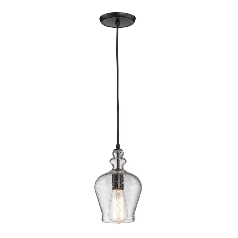 ELK SHOWROOM 60066-1 Menlow Park 6'' Wide 1-Light Mini Pendant - Oil Rubbed Bronze