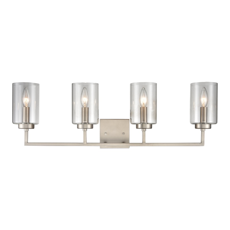 THOMAS CN240142 West End 29.75'' Wide 4-Light Vanity Light - Brushed Nickel
