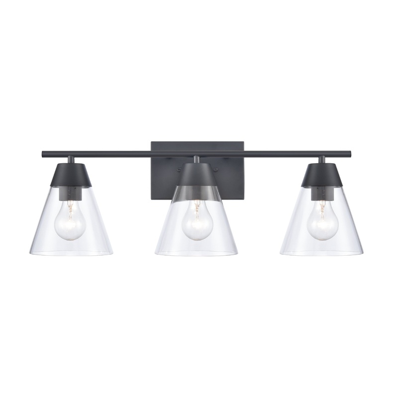 ELK SHOWROOM EC90004/3 Vivica 24'' Wide 3-Light Vanity Light - Matte Black