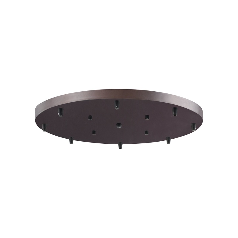 ELK SHOWROOM 8R-OB 8-Light Round Pan - Oiled Bronze