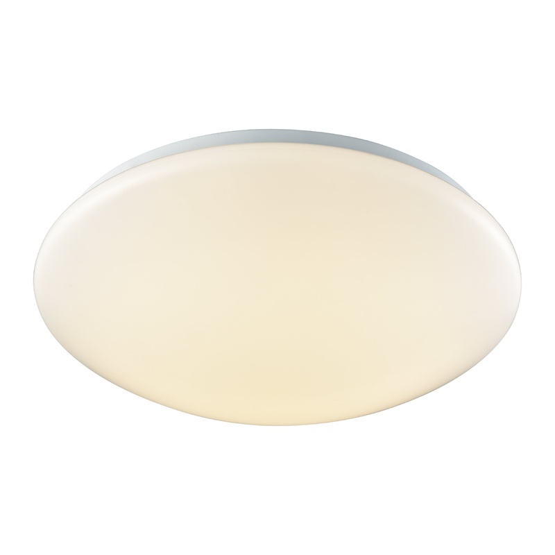 THOMAS CL783024 Kalona 15'' Wide 1-Light Flush Mount - White
