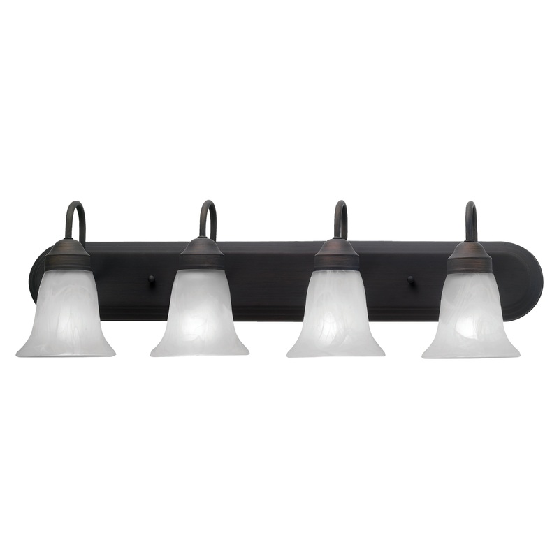 THOMAS SL758463 Homestead 30'' Wide 4-Light Vanity Light - Painted Bronze