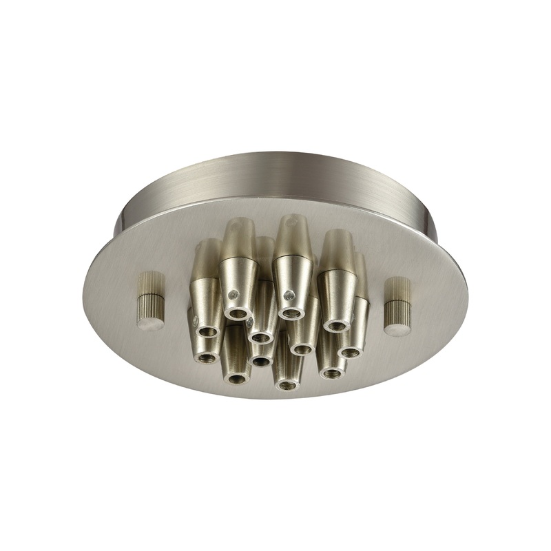 ELK SHOWROOM 12SR-SN 12-Light Nesting Pan - Satin Nickel