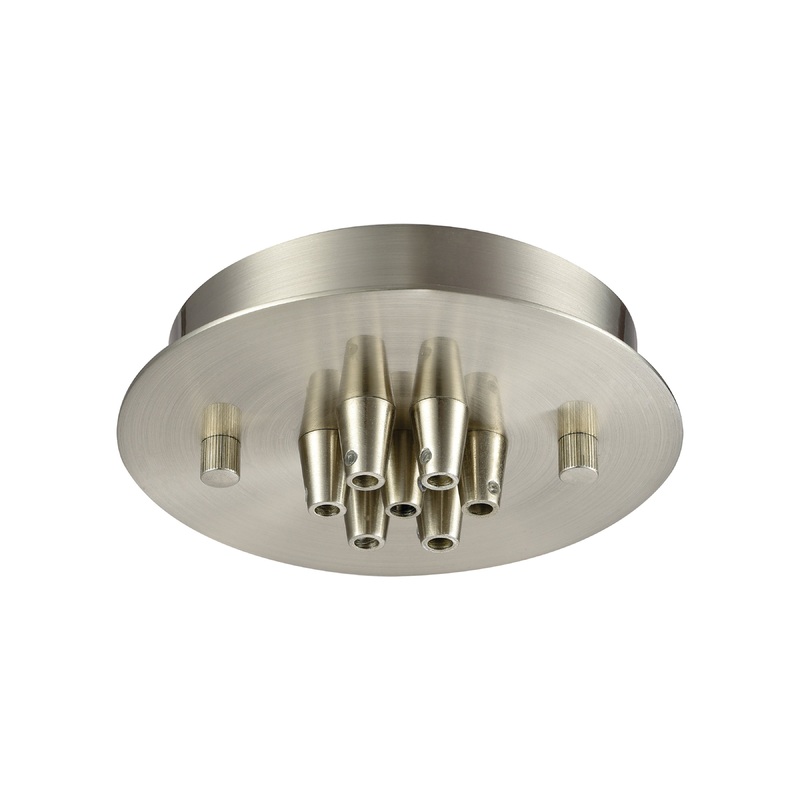 ELK SHOWROOM 7SR-SN 7-Light Nesting Pan - Satin Nickel