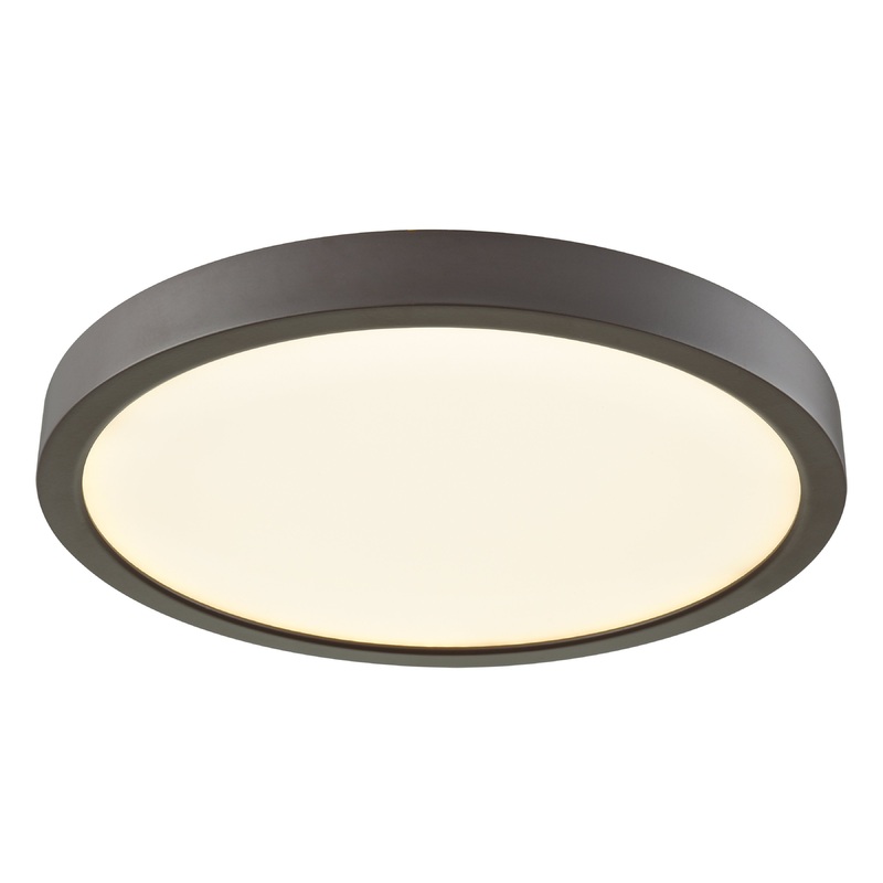 THOMAS CL781231 Titan 10'' Wide 1-Light Flush Mount - Oil Rubbed Bronze
