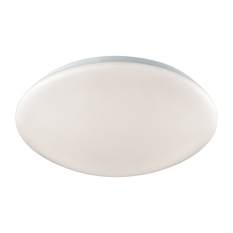 THOMAS CL783014 Kalona 13'' Wide 1-Light Flush Mount - White