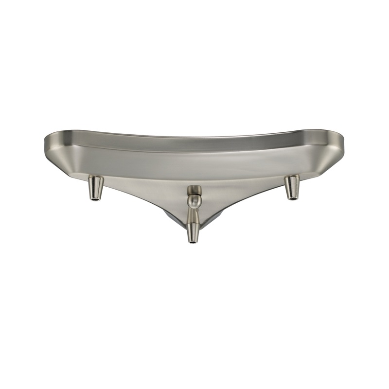 ELK SHOWROOM 3T-SN 3-Light Triangular Pan - Satin Nickel