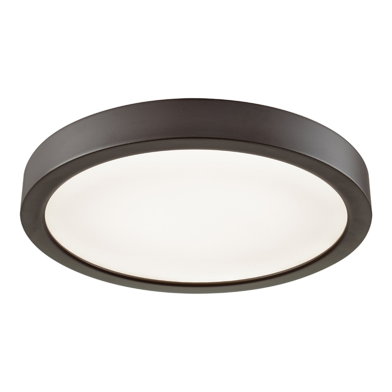 THOMAS CL781131 Titan 8'' Wide 1-Light Flush Mount - Oil Rubbed Bronze