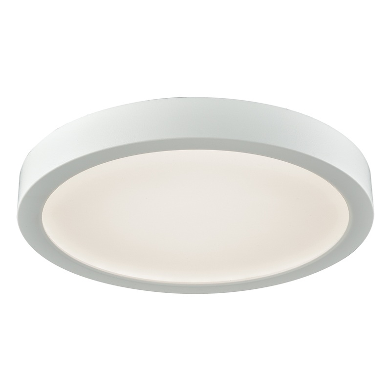 THOMAS CL781134 Titan 8'' Wide 1-Light Flush Mount - White