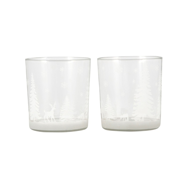 SAN MIGUEL 393204 Winter Lights Set Of 2 Votives