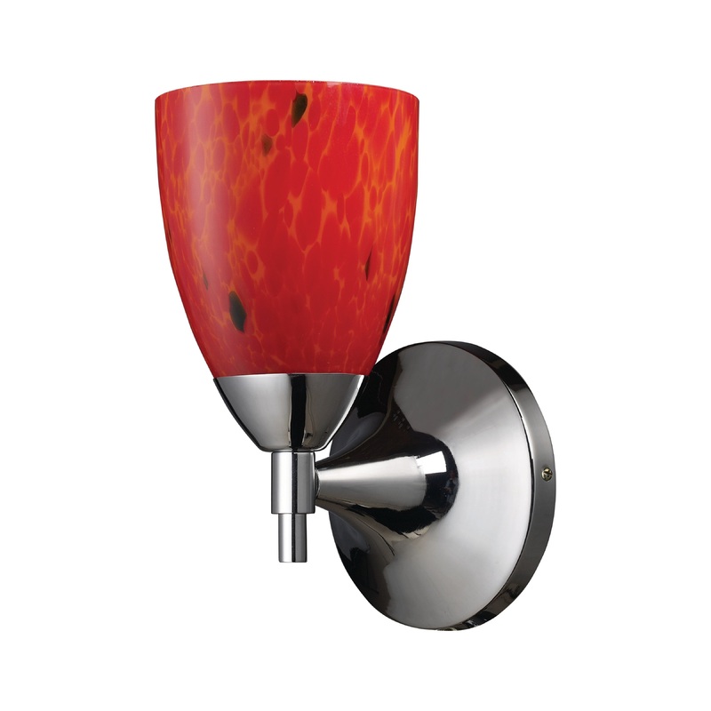 ELK SHOWROOM 10150/1PC-FR Celina 9'' High 1-Light Sconce - Polished Chrome