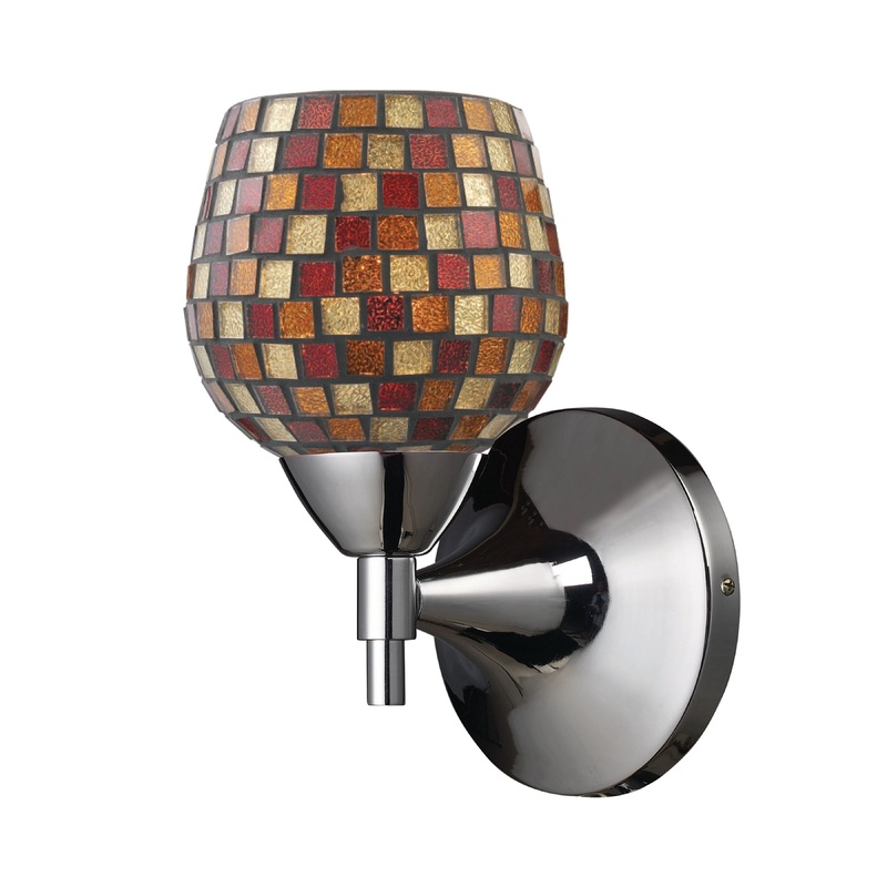 ELK SHOWROOM 10150/1PC-MLT Celina 9'' High 1-Light Sconce - Polished Chrome