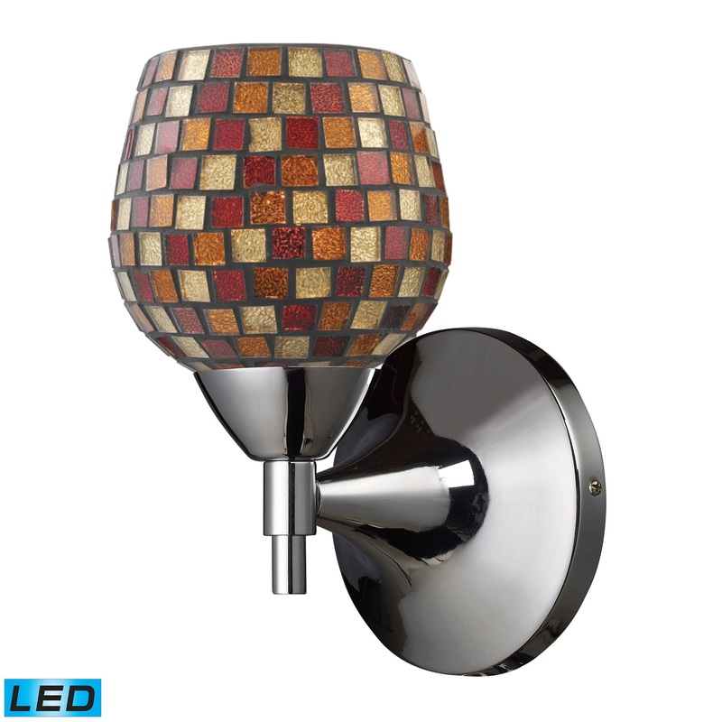 ELK SHOWROOM 10150/1PC-MLT-LED Celina 9'' High 1-Light Sconce - Polished Chrome
