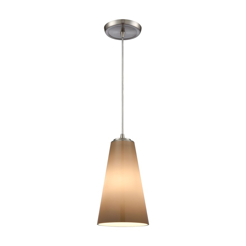 ELK SHOWROOM 10940/1 Connor 6'' Wide 1-Light Mini Pendant - Satin Nickel