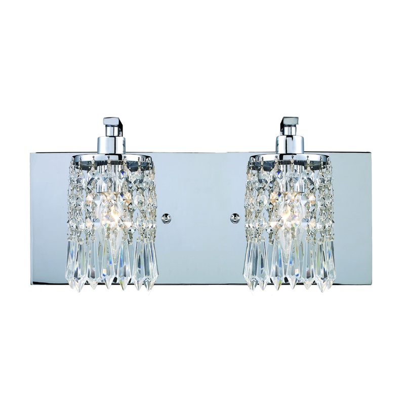ELK SHOWROOM 11229/2 Optix 14'' Wide 2-Light Vanity Light - Polished Chrome
