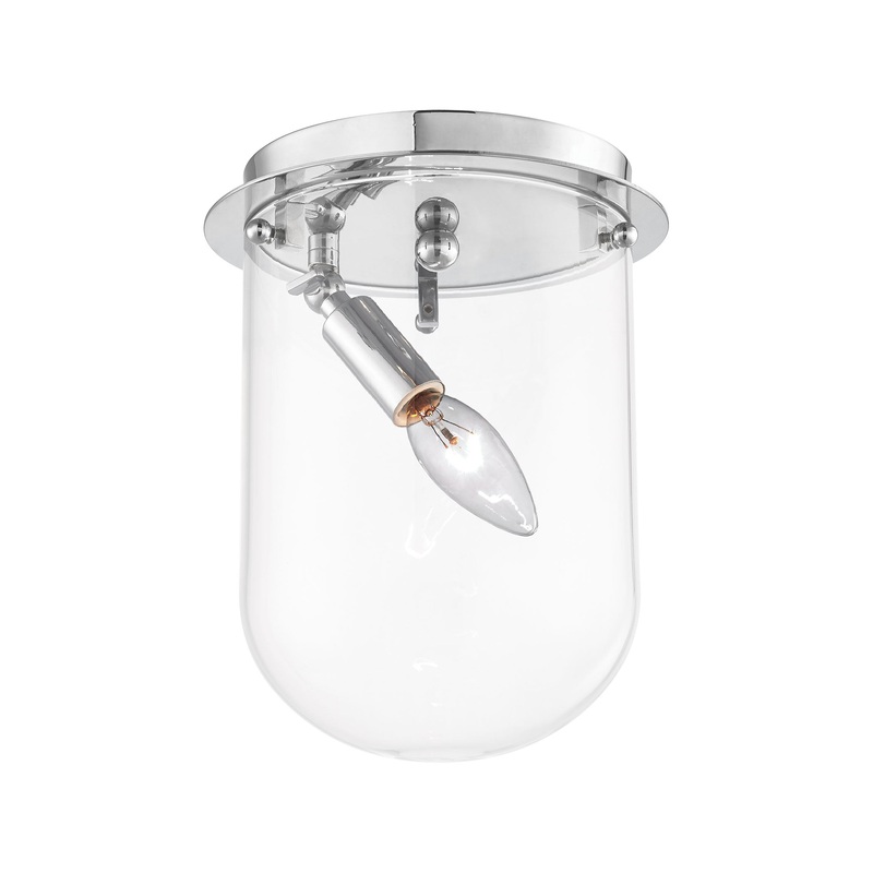 ELK SHOWROOM 14350/1 Lightway 7'' Wide 1-Light Flush Mount - Polished Chrome