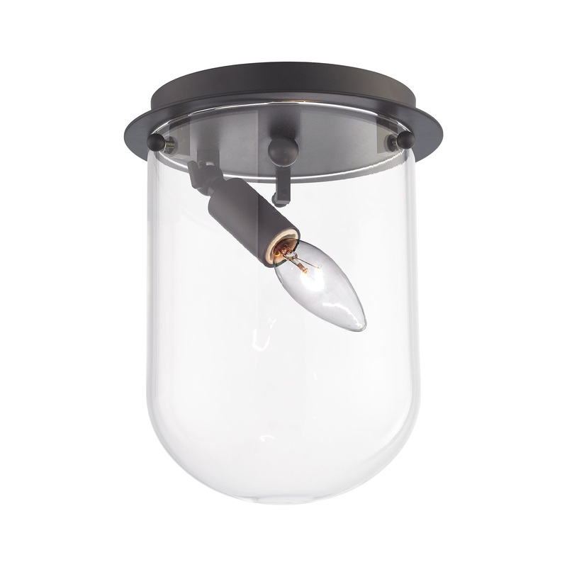 ELK SHOWROOM 14370/1 Lightway 7'' Wide 1-Light Flush Mount - Oil Rubbed Bronze