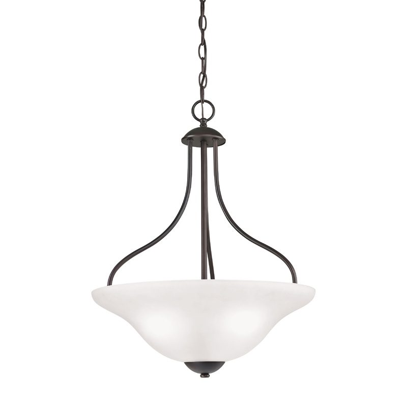 THOMAS 1253PL/10 Conway 18'' Wide 3-Light Pendant - Oil Rubbed Bronze