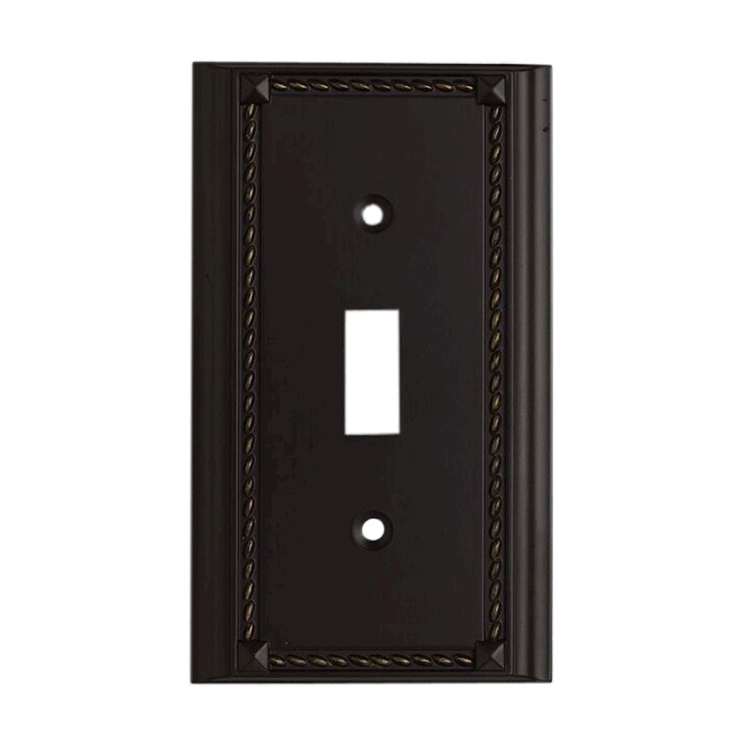 ELK SHOWROOM 2501AGB Clickplate in Aged Bronze - Single