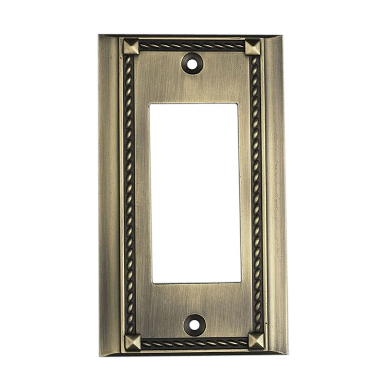 ELK SHOWROOM 2502AB Clickplate in Antique Brass - Single