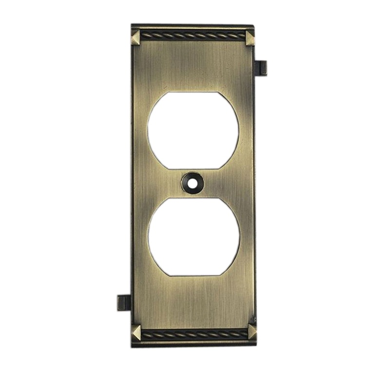 ELK SHOWROOM 2503AB Clickplate in Antique Brass - Middle