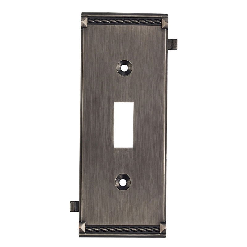 ELK SHOWROOM 2504AP Clickplate in Antique Platinum - Middle