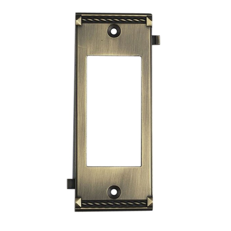 ELK SHOWROOM 2505AB Clickplate in Antique Brass - Middle