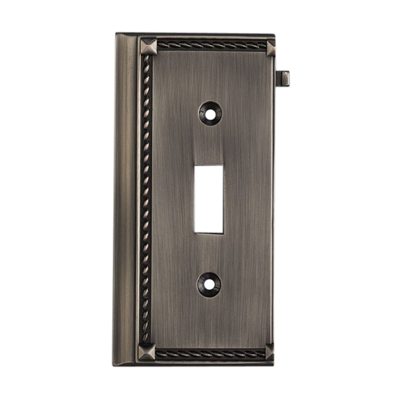 ELK SHOWROOM 2507AP Clickplate in Antique Platinum - End