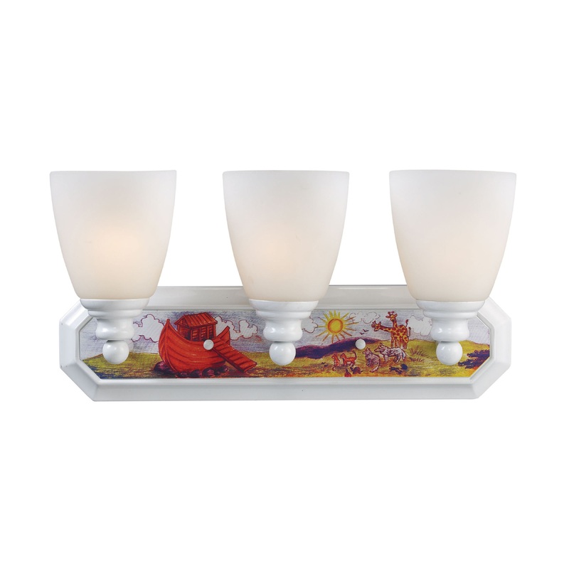 ELK SHOWROOM 60071-3 Kidshine 18'' Wide 3-Light Vanity Light - White