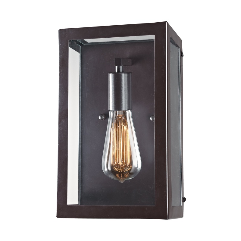 ELK SHOWROOM 63020-1 Parameters 14'' High 1-Light Sconce - Bronze