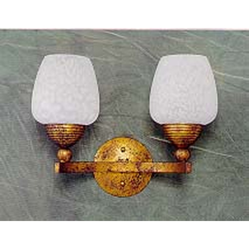 ELK SHOWROOM 7905/2 Gold and Bronze Frame with Nimbus Designed Glass