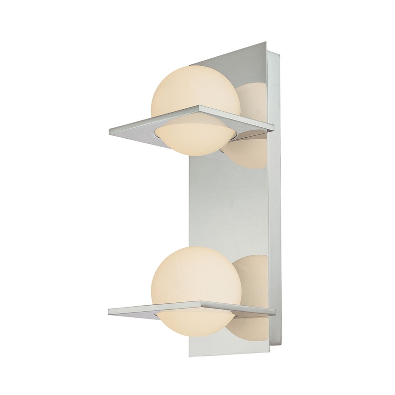 ELK SHOWROOM BV9132-10-15 Orbit 5'' Wide 2-Light Vanity Light - Chrome
