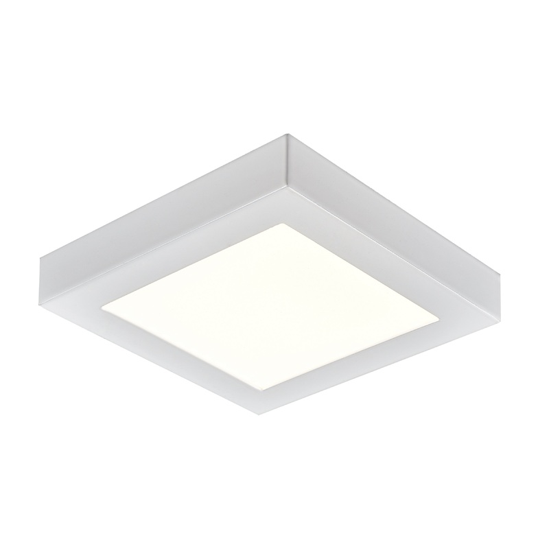 THOMAS CL791334 Titan 6'' Wide Integrated LED Square Flush Mount - White