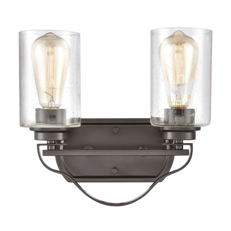 THOMAS CN300211 Market Square 12'' Wide 2-Light Vanity Light - Oil Rubbed Bronze