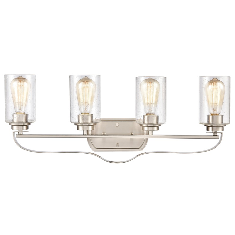 THOMAS CN300412 Market Square 28'' Wide 4-Light Vanity Light - Brushed Nickel