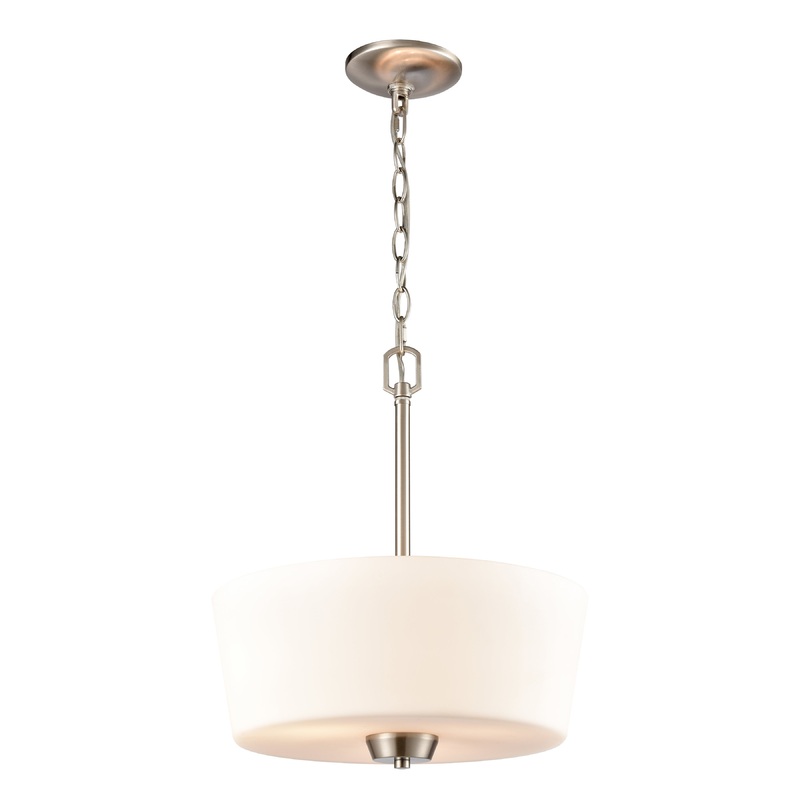 THOMAS CN310842 Winslow 15'' Wide 3-Light Pendant - Brushed Nickel