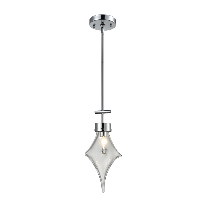 ELK SIGNATURE D3897 Touche 8'' Wide 1-Light Mini Pendant
