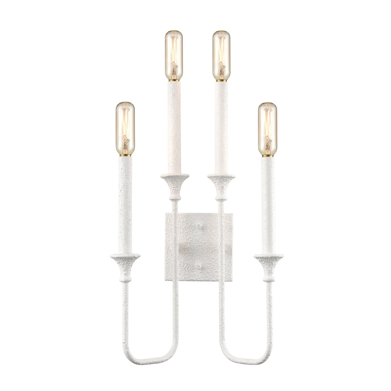 ELK SIGNATURE D4658 Edward 33'' High 2-Light Sconce - Matte White
