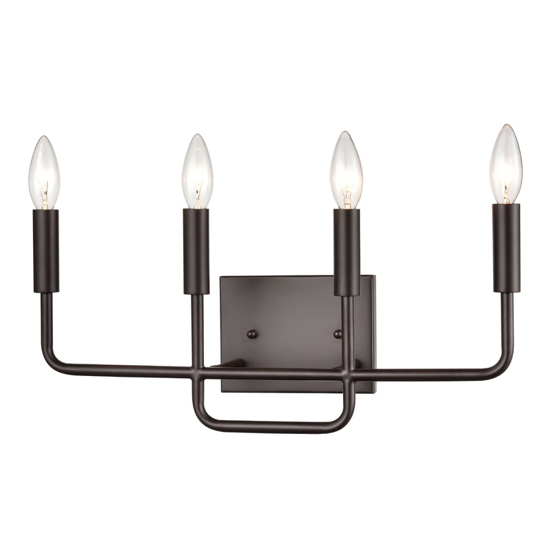 THOMAS CN330411 Park Slope 18.5'' Wide 4-Light Vanity Light - Oil Rubbed Bronze