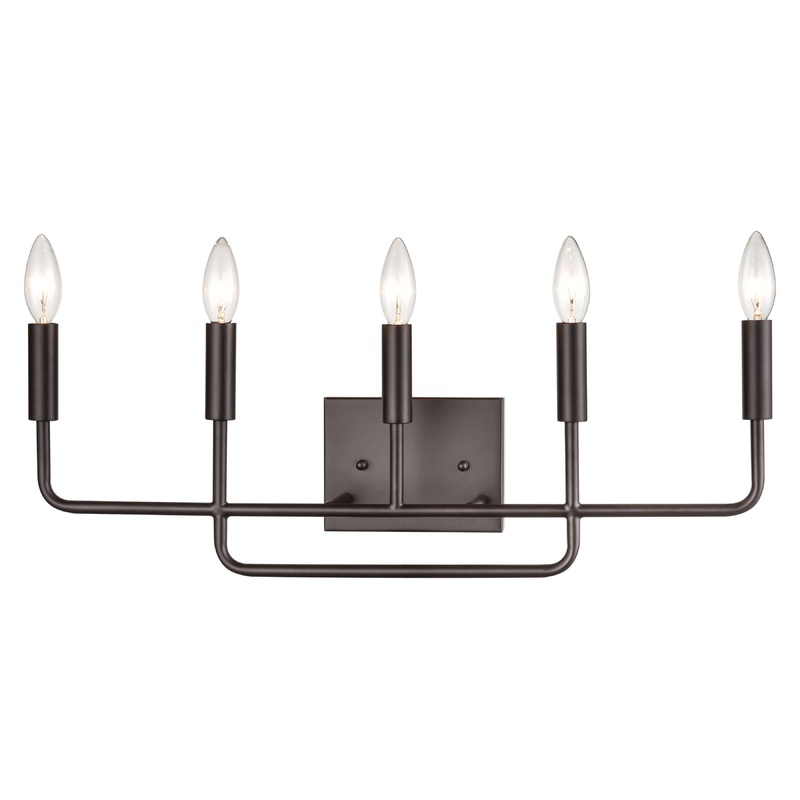 THOMAS CN330511 Park Slope 25'' Wide 5-Light Vanity Light - Oil Rubbed Bronze