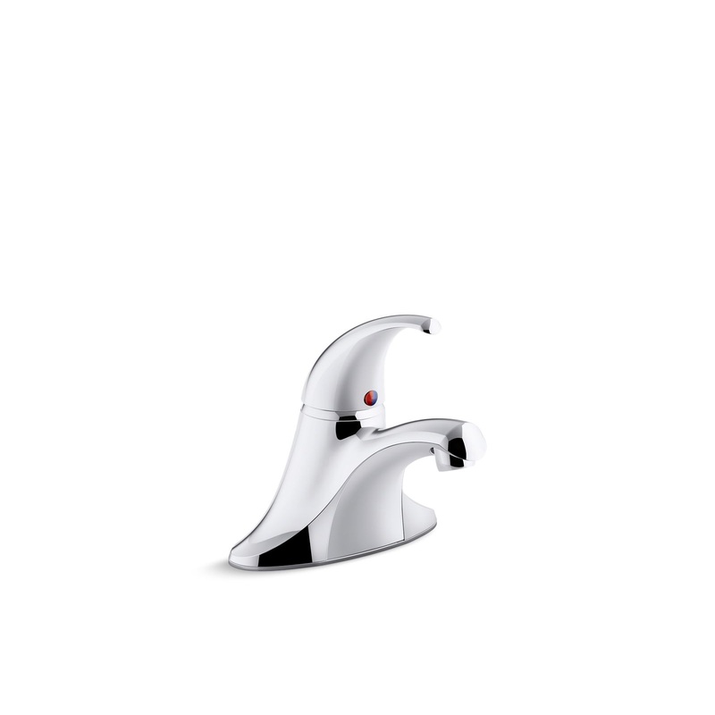 KOHLER K-15583-4ATA-CP Coralais Single-Handle Centerset Lavatory Faucet, 0.35 Gpm In Polished Chrome
