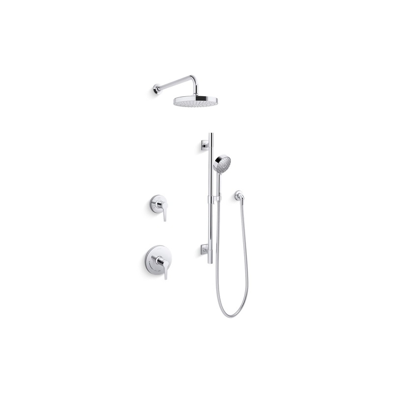 KOHLER K-26914-G-CP Awaken Showering Kit, 1.75 Gpm In Polished Chrome