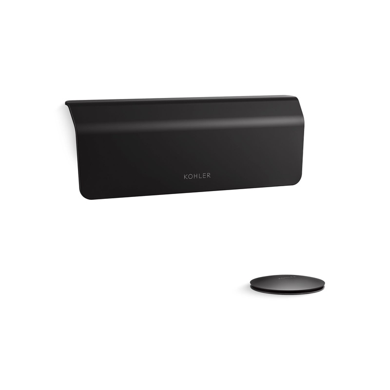Kohler K-36361-BL Volute Bath Drain Trim In Matte Black