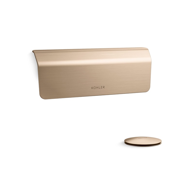 Kohler K-36361-BV Volute Bath Drain Trim In Vibrant Brushed Bronze