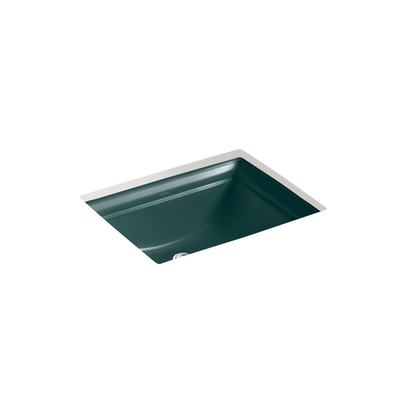 Kohler K-2339-17 Memoirs 20 In. Rectangular Undermount Bathroom Sink In Teal